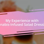 My Experience with Cannabis-Infused Salad Dressings